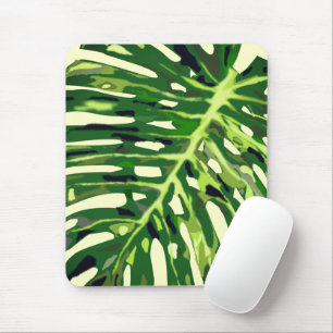 Monstera Leaf Maus Pad Your Colors Mousepad