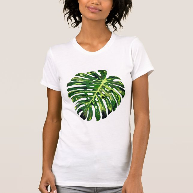 Monstera Leaf T - Shirt Gift (Vorderseite)