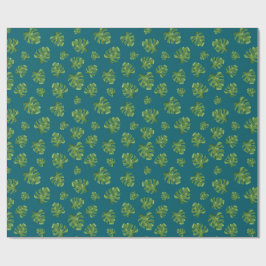 Monstera Leaf Wrapping Paper 30 in x 6 ft Geschenkpapier