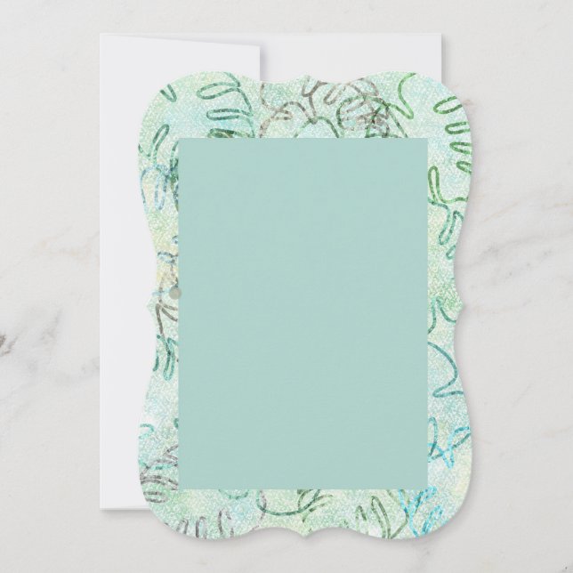 Monstera Madness Einladung (Vorderseite)