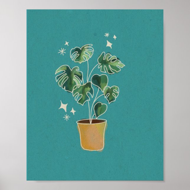 Monstera Mama Poster (Vorne)
