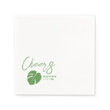 Monstera Mini ・ Chic Cocktail Napkin ・ Tropical