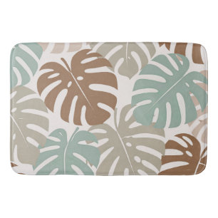 Monstera modern Hawaii Boho Badematte