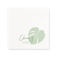 Monstera ・ Moderne Tropische Hochzeit ・ Grüne Blät