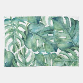 Monstera Pattern Geschirrtuch