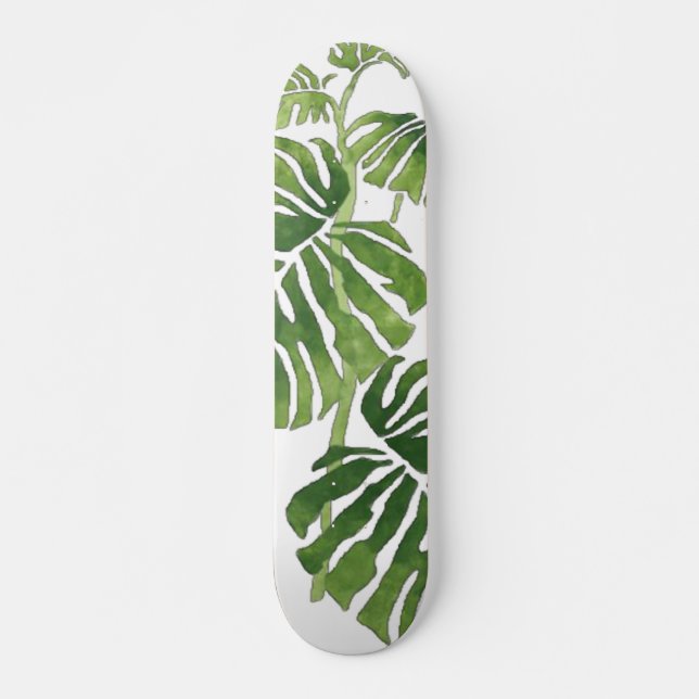 Monstera Skateboard (Vorne)