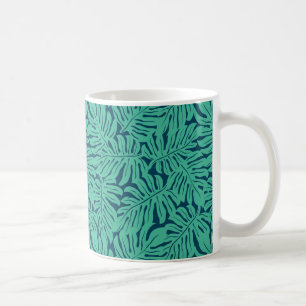 Monstera Tropical Leaf Muster Kaffeetasse