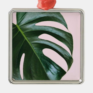 Monstera tropisches Blatt Ornament Aus Metall