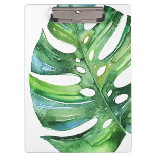 Monstera tropisches Blattklemmbrett - Klemmbrett