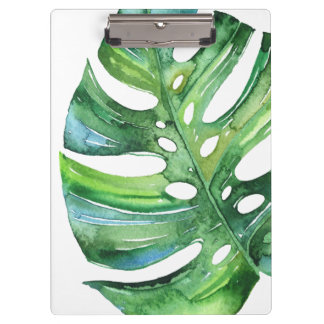 Monstera tropisches Blattklemmbrett - Klemmbrett