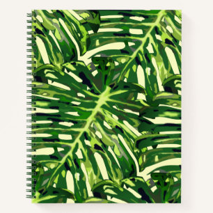 Monstera Verlasse Notizbuch-Natur Notizbuch