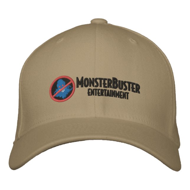 MonsterBuster Hat Bestickte Baseballkappe (Vorderseite)