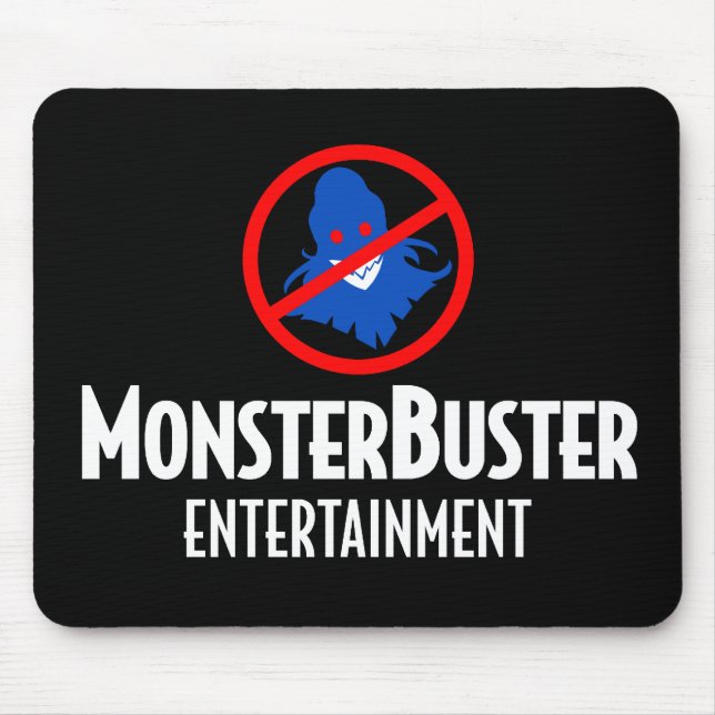 MonsterBuster Mausunterlage Mousepad (Vorne)