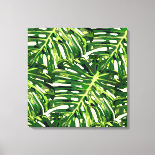 Monstère tropicale Feuille toile Imprimer la natur