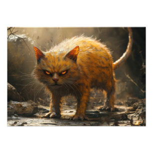 Monsterkatze fotodruck