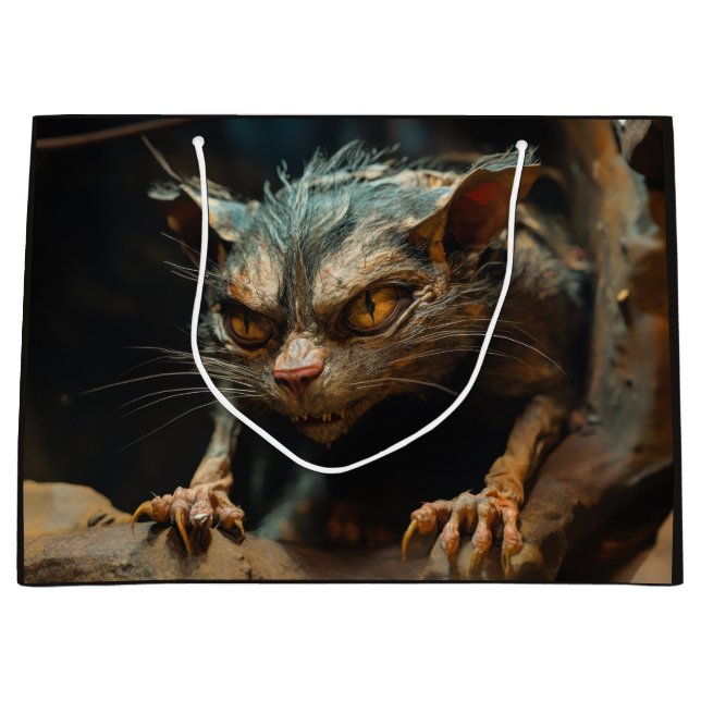 Monsterkatze  große geschenktüte (Vorderseite)