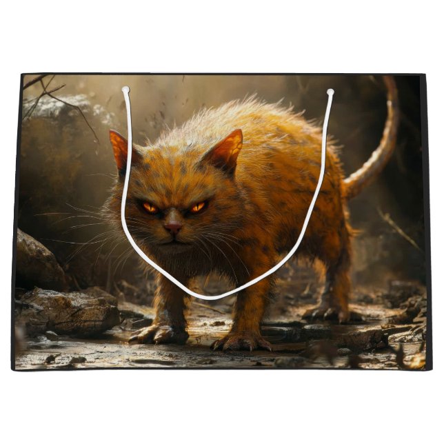 Monsterkatze  große geschenktüte (Vorderseite)