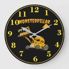 Monsterpillar Große Wanduhr