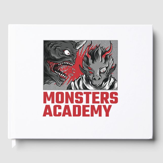 MONSTERS ACADEMY GÄSTEBUCH (Vorderseite)