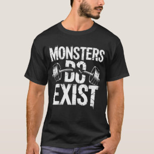 Monsters Do Eistshirt Männer Frauen Fitnessstudio T-Shirt