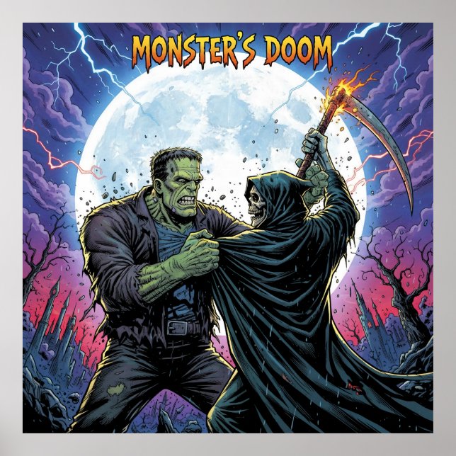 Monsters Doom Poster (Vorne)