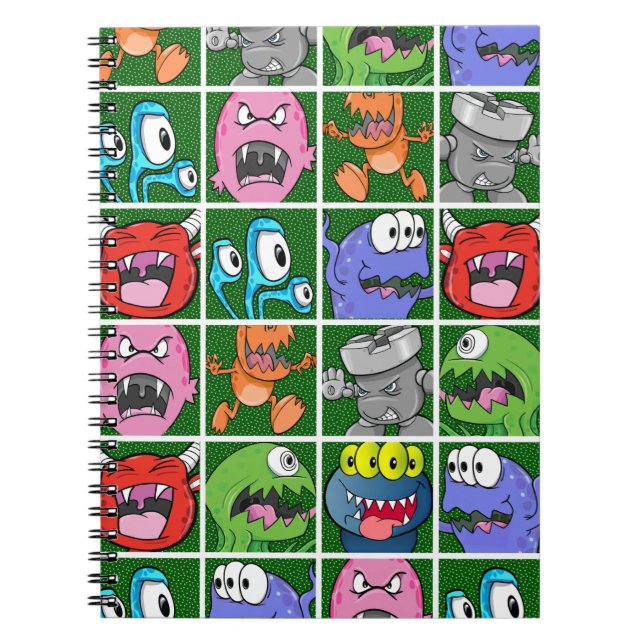 Monsters & Kaiju Notizblock (Vorderseite)