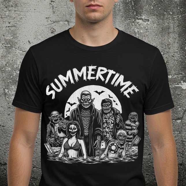 Monsters Sommerzeit T-Shirt (Von Creator hochgeladen)