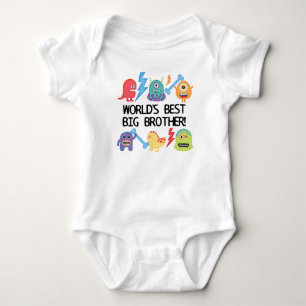 Monsters Weltbester Großbruder Baby Strampler