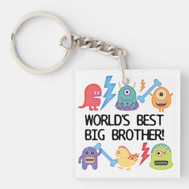 Monsters World Best Big Brother Schlüsselanhänger (Vorderseite)