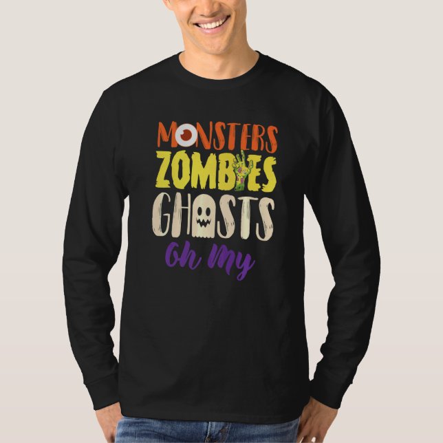 Monsters Zombies Ghosts T-Shirt (Vorderseite)