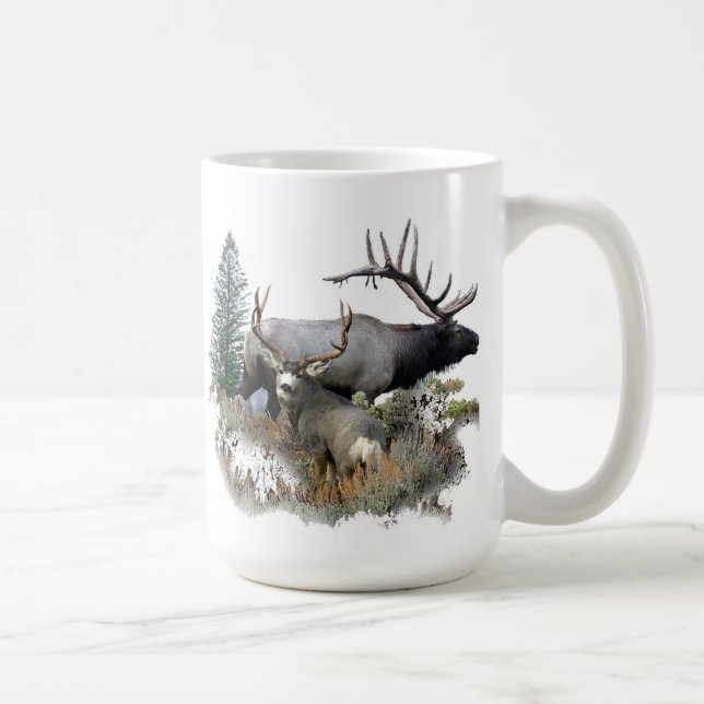 Monsterstier-Trophäedollar Kaffeetasse (Rechts)