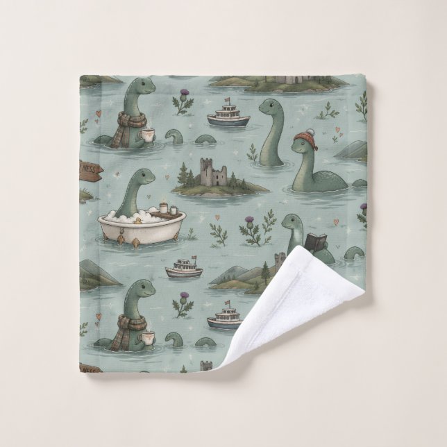Monstre du Loch Ness  (Gant de toilette)