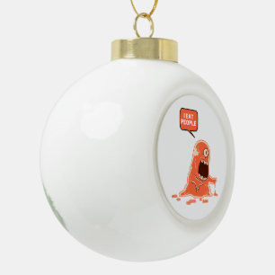 monstre manger des gens, Snowflake cadre ornement