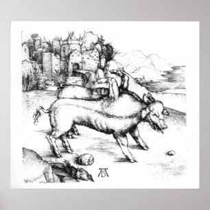 Monstrosisches Schwein Poster