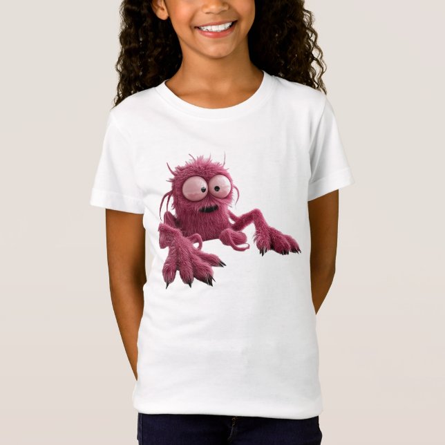 Monstruo rosado T-Shirt (Vorderseite)