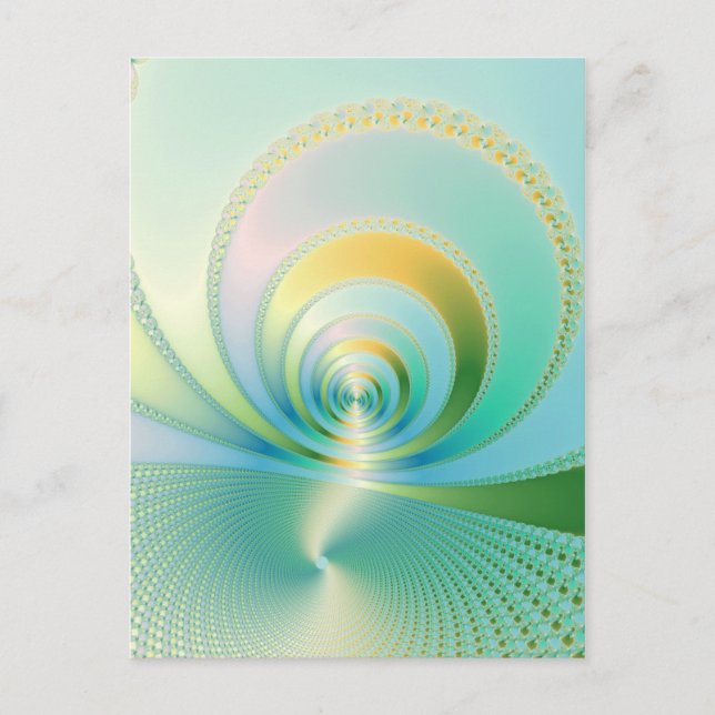 Monsun - Fraktal Postkarte (Vorderseite)