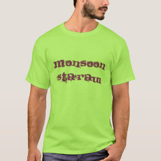 Monsun Sta ` rohes T-Shirt-Limones/lila T-Shirt