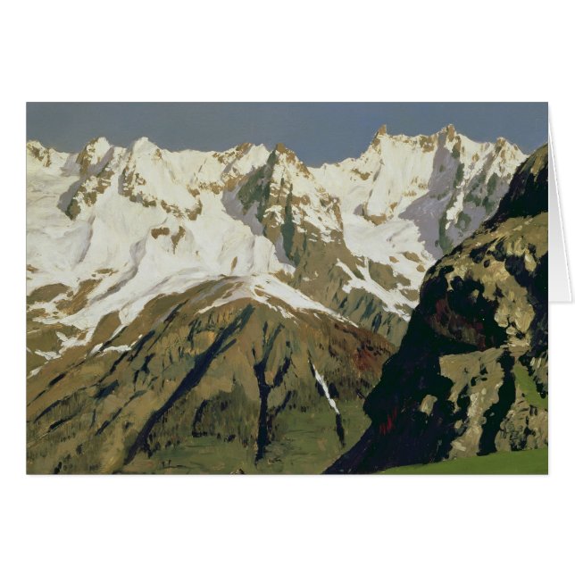 Mont Blanc-Berge, 1897 (Vorderseite (Horizontal))