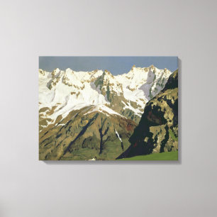 Mont Blanc-Berge, 1897 Leinwanddruck