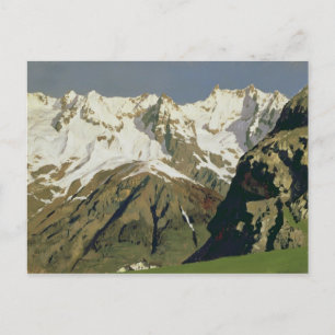 Mont-Blanc-Berge, 1897 Postkarte