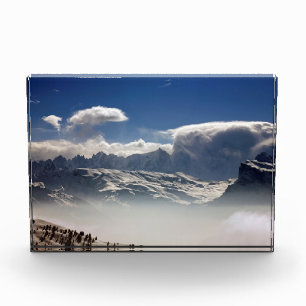 Mont Blanc France Holiday Card Poster Fotoblock