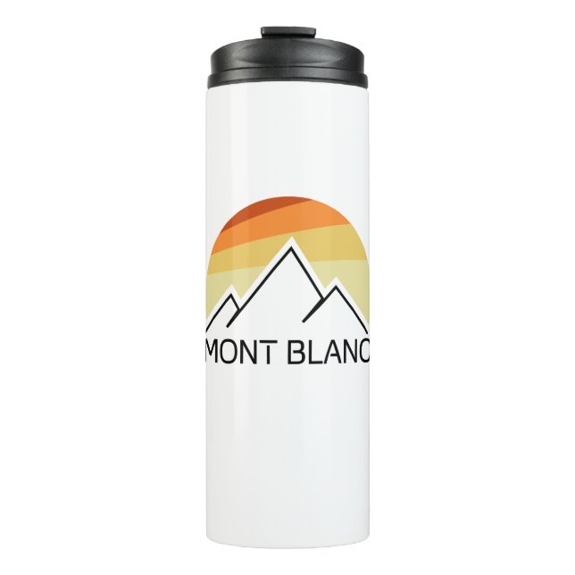 Mont Blanc France Retro Thermosbecher (Vorderseite)