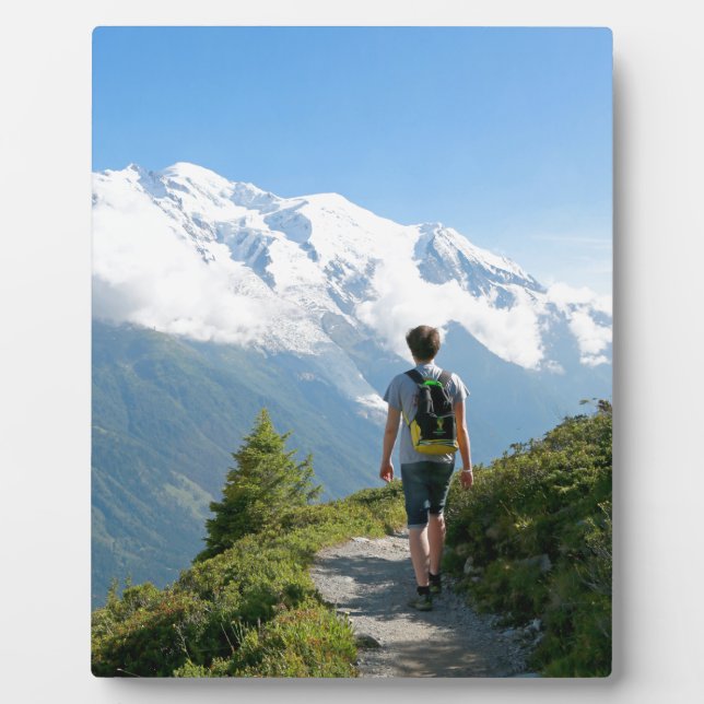 Mont Blanc Frankreich Fotoplatte (Vorderseite)