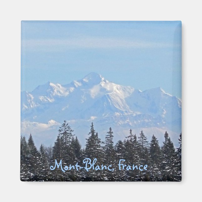 Mont-Blanc, Frankreich Magnet (Vorne)