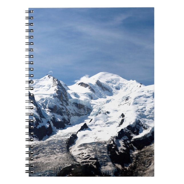 Mont Blanc Frankreich Notizblock (Vorderseite)