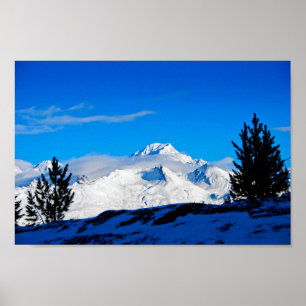 Mont Blanc Les Arcs Französische Alpen Frankreich Poster