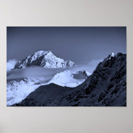 Mont Blanc Les Arcs Französische Alpen Frankreich Poster