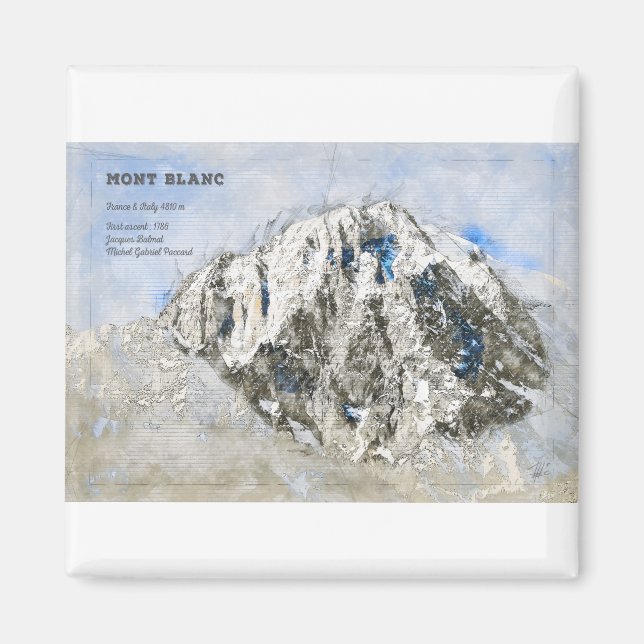 Mont Blanc Magnet (Vorne)