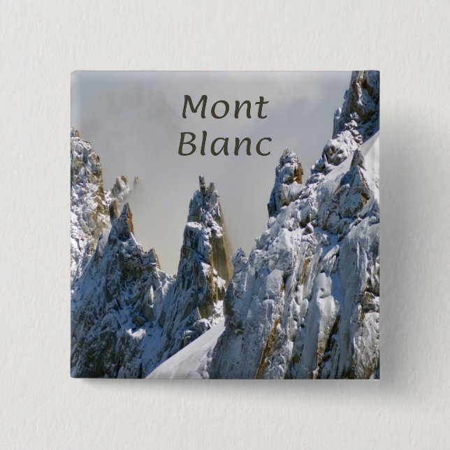 Mont Blanc Monte Bianco Button (Vorderseite)