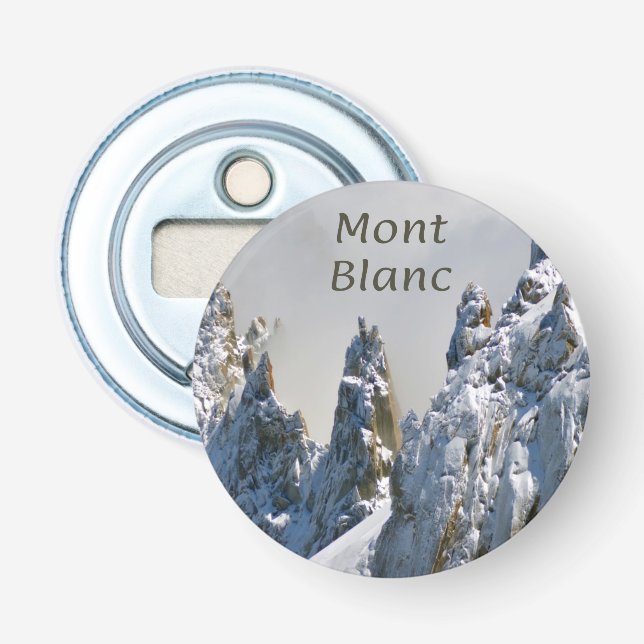 Mont Blanc Monte Bianco Flaschenöffner (Vorderseite)